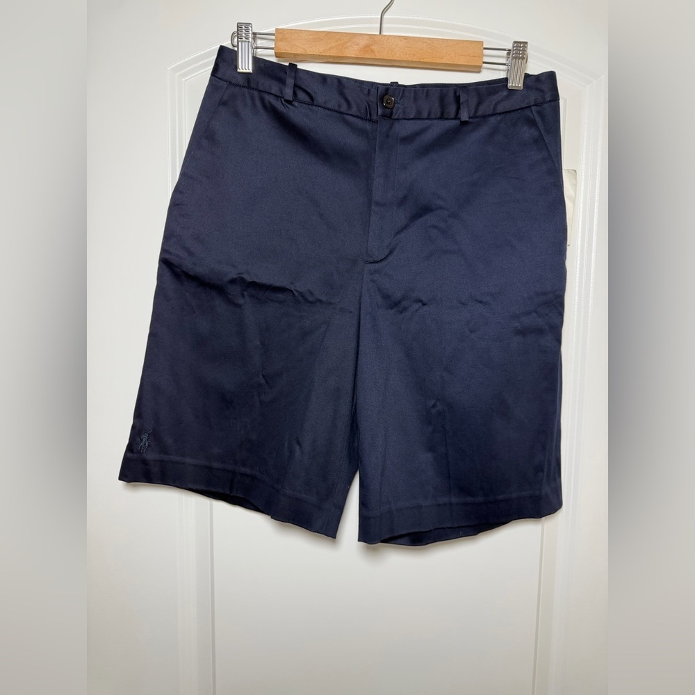 Polo by Ralph Lauren Sport Women's Navy Blue Bermudas Golf Natucket Boat Euro